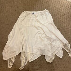 Reclaimed Vintage White Skirt